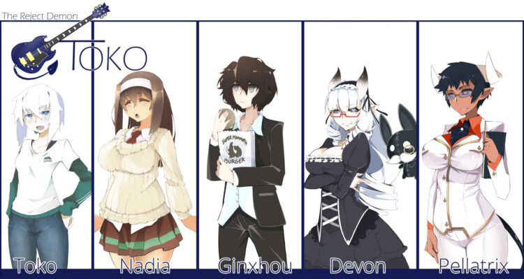 Cast of Rejected Demon: Toko